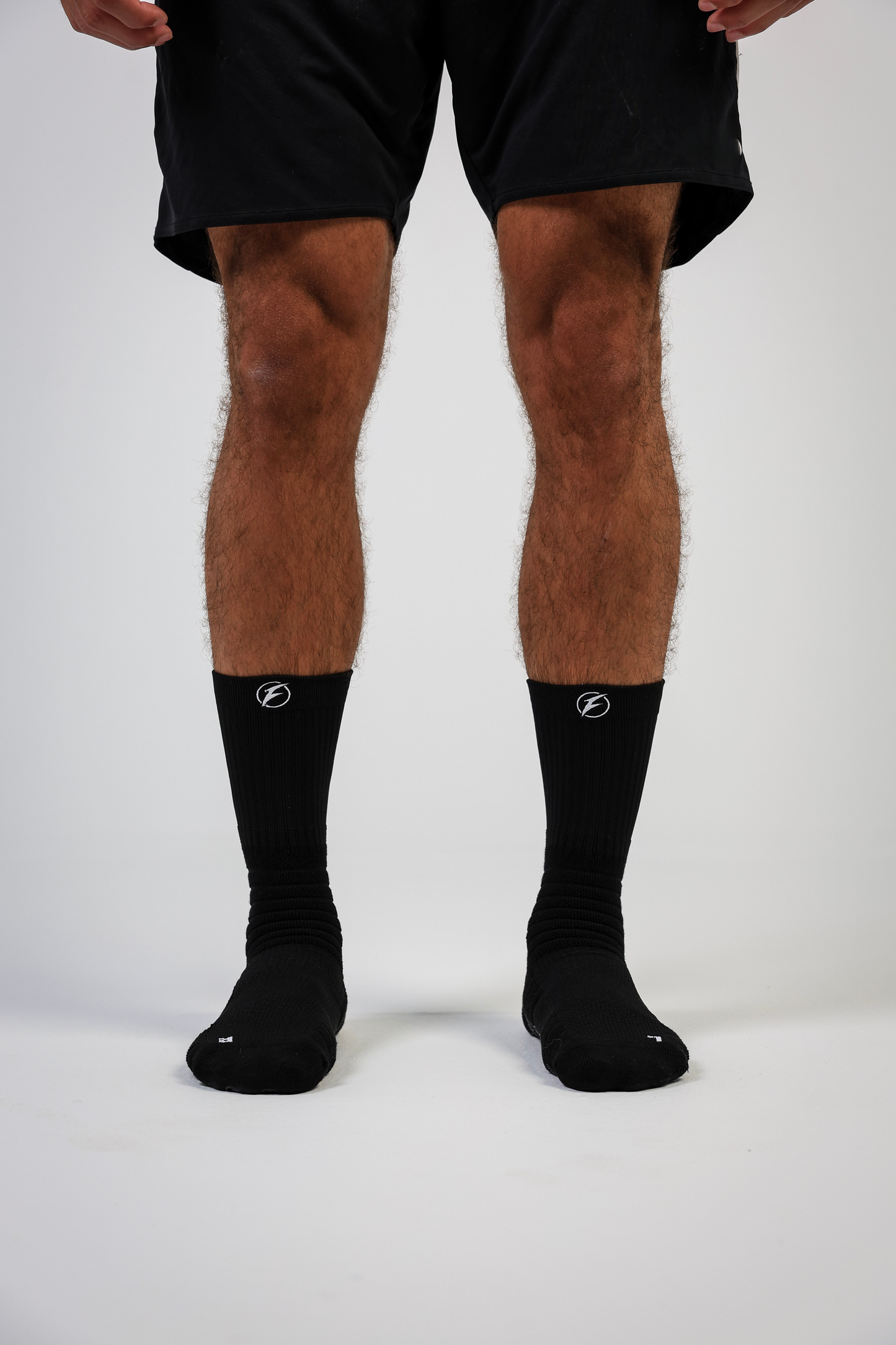 Grip Socks + Elite Calf Sleeve (Black)