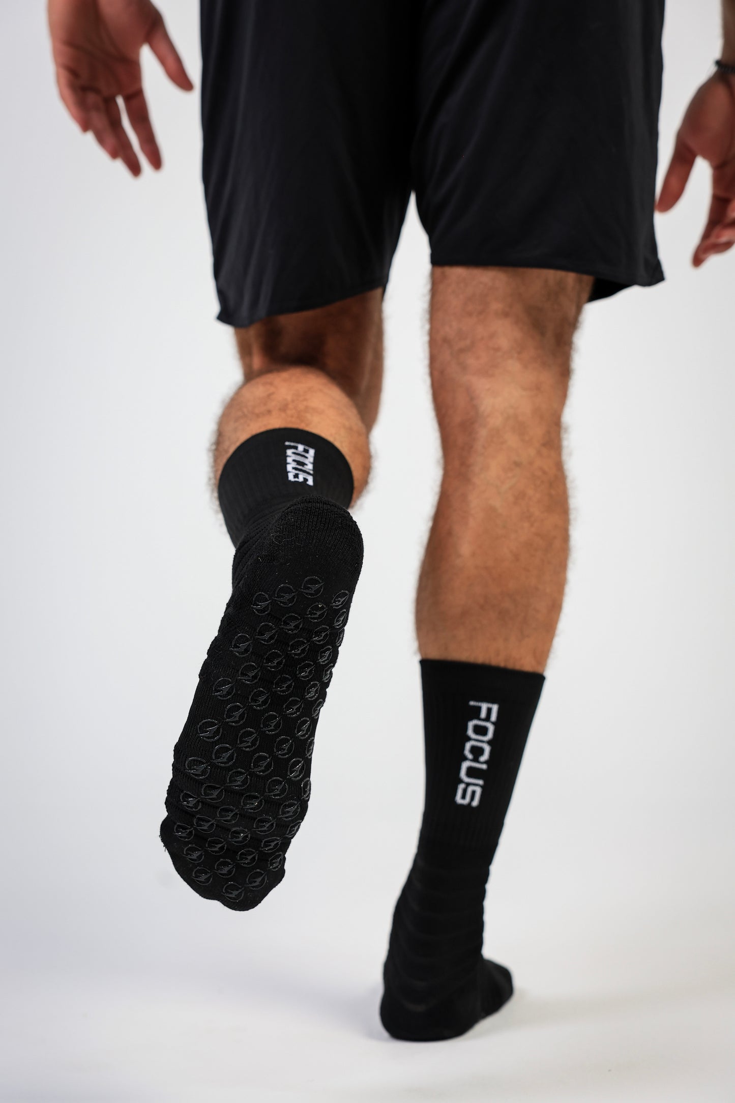 Grip Socks + Elite Calf Sleeve (Black)