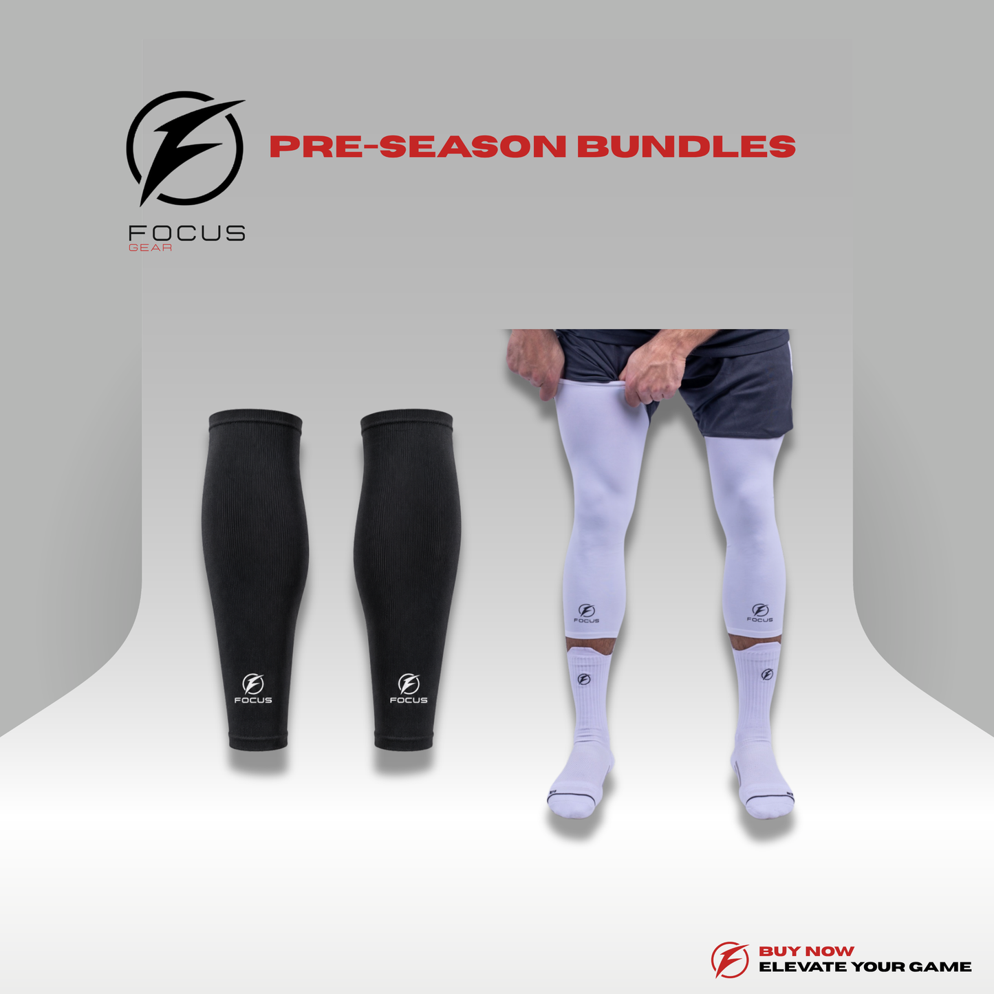 Extended Leg Guard + Compression Calf Sleeve